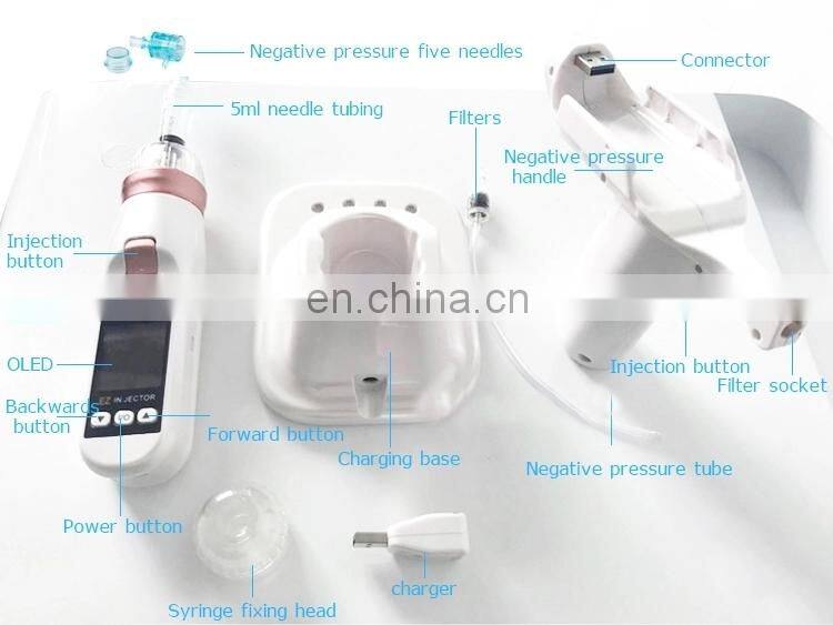 Hot Selling Portable Mesotherapy EZ Negative Pressure Device EZ Injector Gun Meso Injector Gun