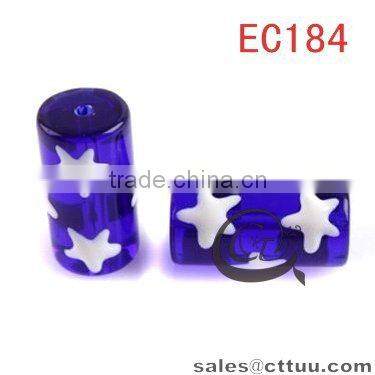 Handmade and colorful custom logo beads EC184(DIY)