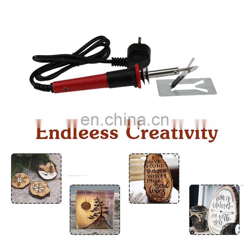 FRANKEVER 28tips wood burning set for pyrography creative with PU case