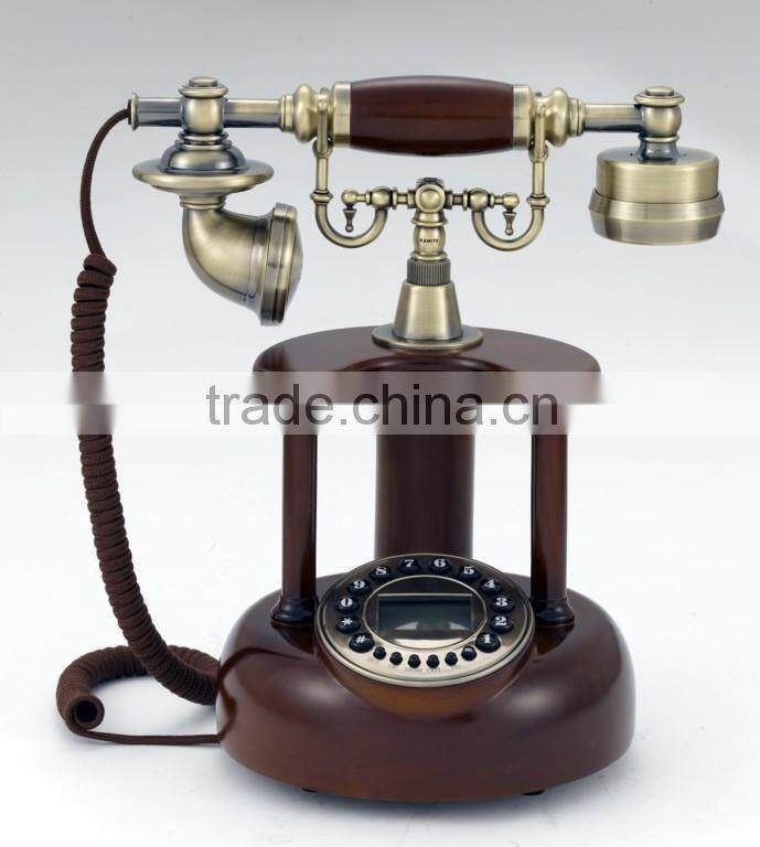 Wooden/elegant antique telephone