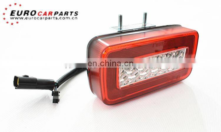 W463 rear bumper light fit for G-class W463 G500 G55 G63 tail light black and red LED g class rear bumper fog lamp