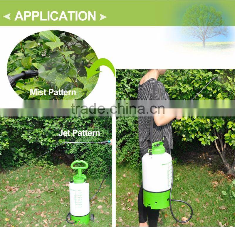 (1029) 2Gal no pump battery operated garden water household battery weed sprayer