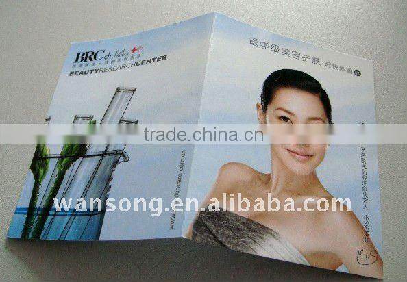 wholesale cheap custom full color flyer, design die-cut flyer printing