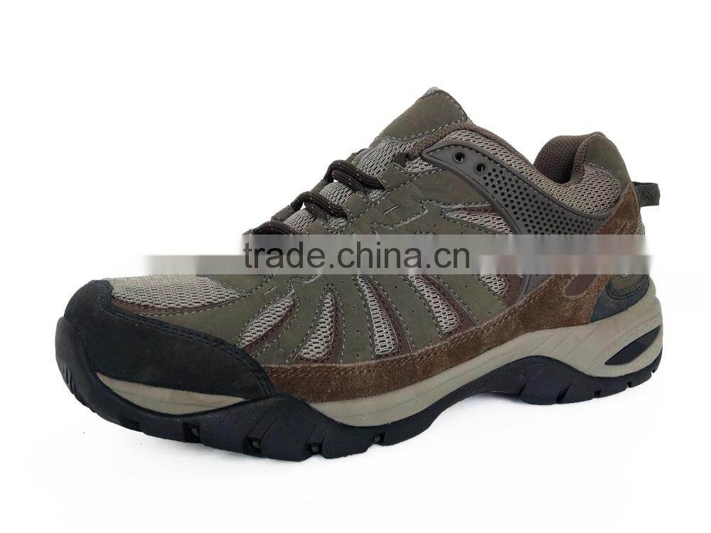Durable low cut mens waterproof hiking shoes