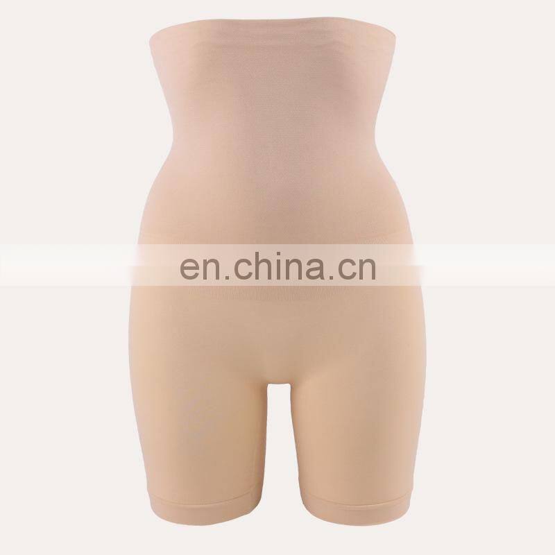 New large size body shaping pants ladies high waist tummy underwear solid color corset boxer leggings wholesale clothing