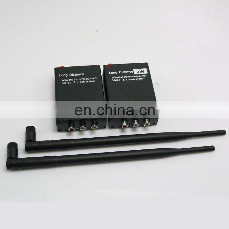 Wireless Long Distance TX RX 3W Wireless Video Transmitter Receiver Monitor
