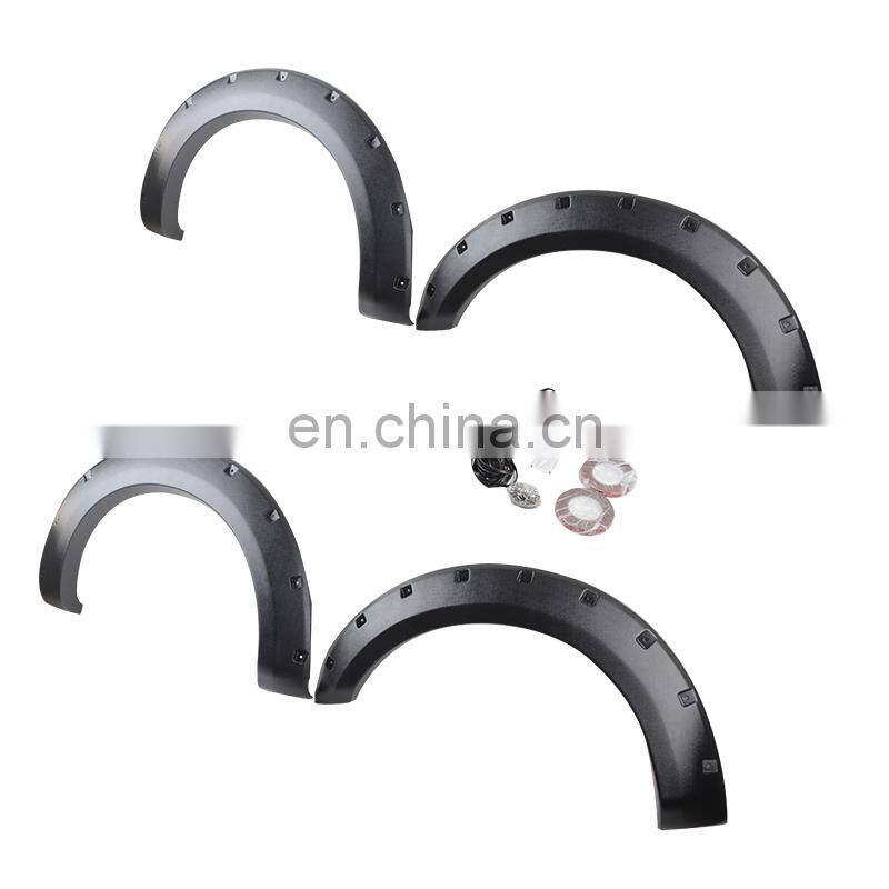 Auto Parts steel  Black Fender with nail  for Dodge Ram 1500  2018+ car accessories