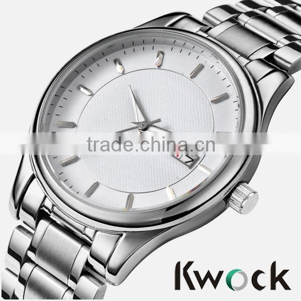 Classic cheap brand stainless steel wrist watch for man