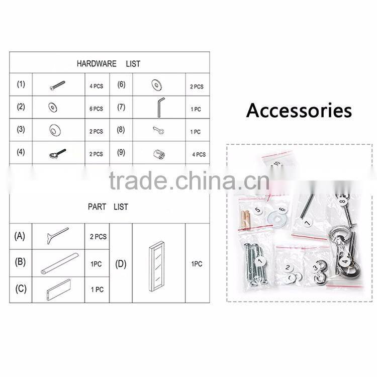 Factory Outlets Useful 3 way Dressing Mirror with cabinet 06