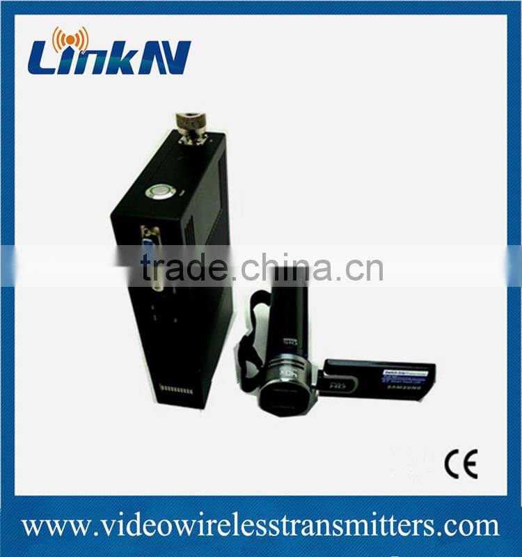 RS232 Wireless Video Transmitter Sending Dual Audio Frequency Signals