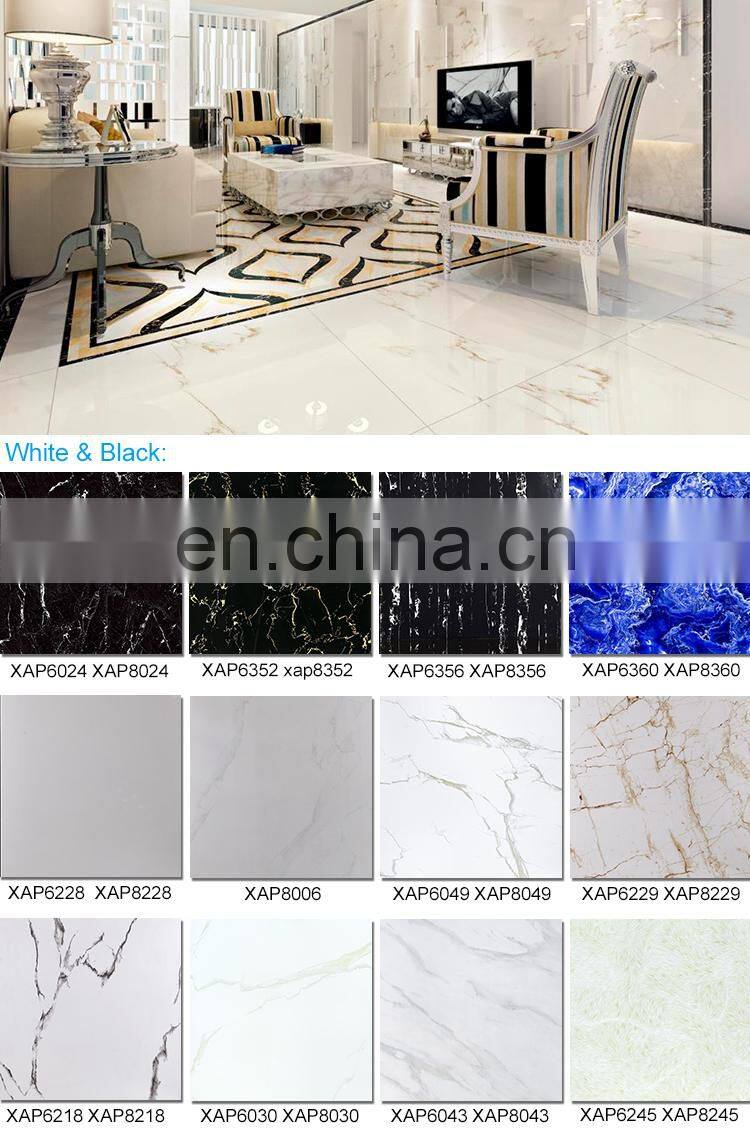 Black Marble Look Italian Clean Glazed Porcelain Bathroom Ceramic Tile