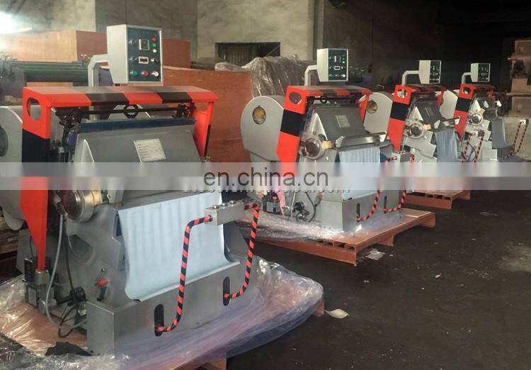ML1100 CE Flatbed Paper Manual Die Cutting and Creasing Machine, Flat Bed Corrugated Carton Cardboard Die Cutter Press