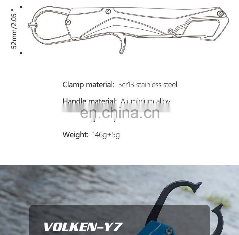 New outdoor fishing tackle gun type fish control pliers aluminum alloy luya fish mouth pliers