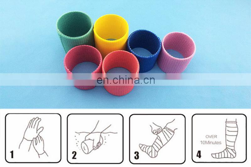Orthopedic Casting Tape polymer bandage wet solidified polyurethane impregnated, fixation of all parts of the limb arm/wrist/leg