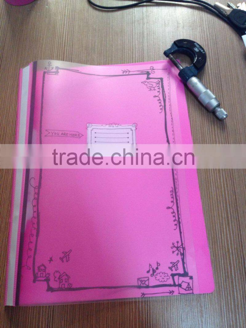 hot selling pp material soft cover file folder