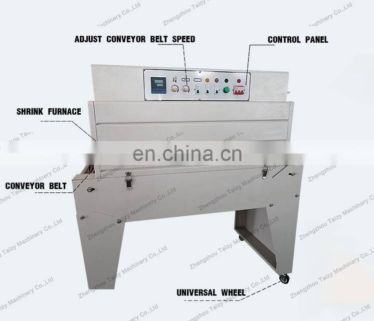 Automatic express gift box book film sealing and shrinking machine