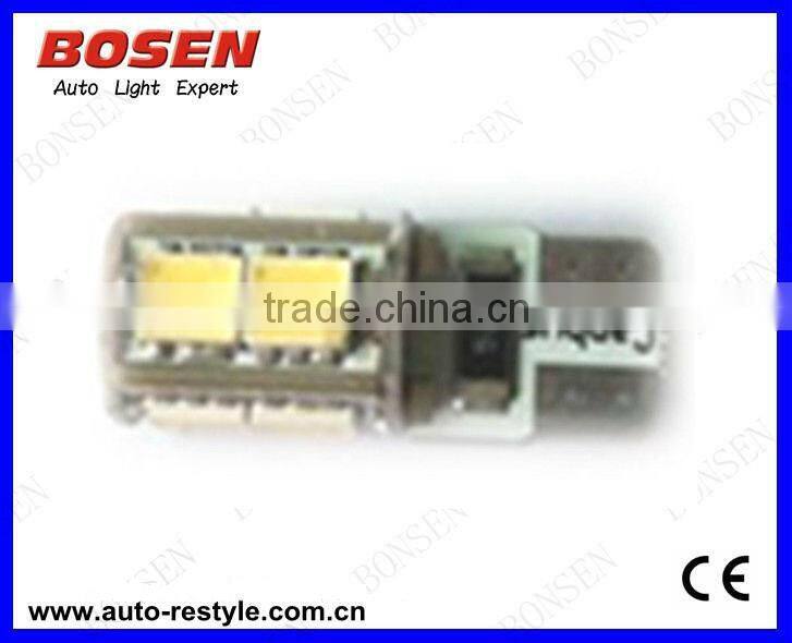 samsung 5630 chip non-polarity T10-9SMD canbus auto led bulb