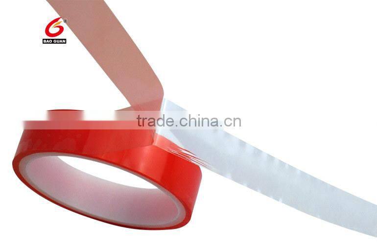Waterproof Adhesive Tape Transparent Double Sided PET/PVC Tape For Die-Cutting