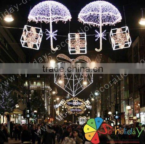 Across street light for outdoor light decoration