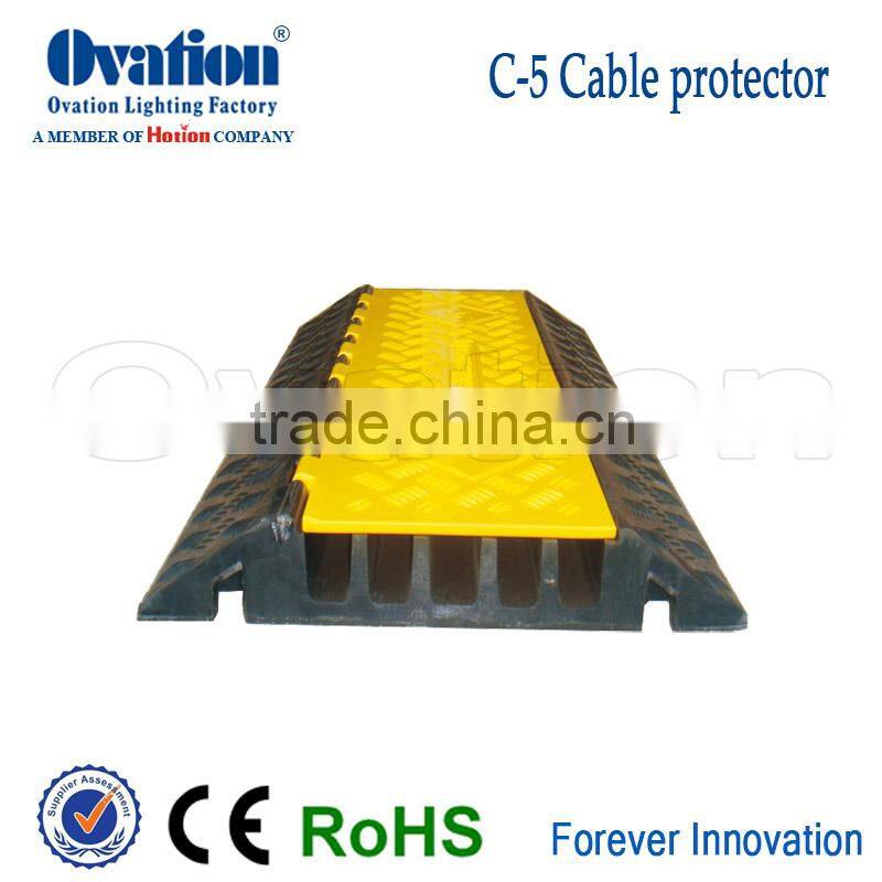 C-5 channel cable protector with Flap PVC Base Rubber