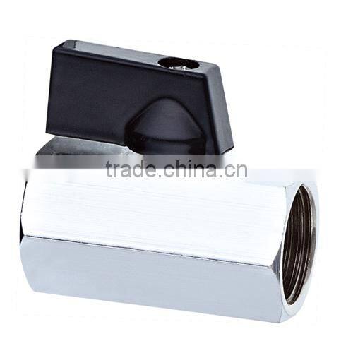 HR2111 brass mini ball valve with short handle