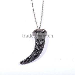 Guangzhou Wholesale Fashion Jewelry Stainless Steel Spike Pendant trendy necklace