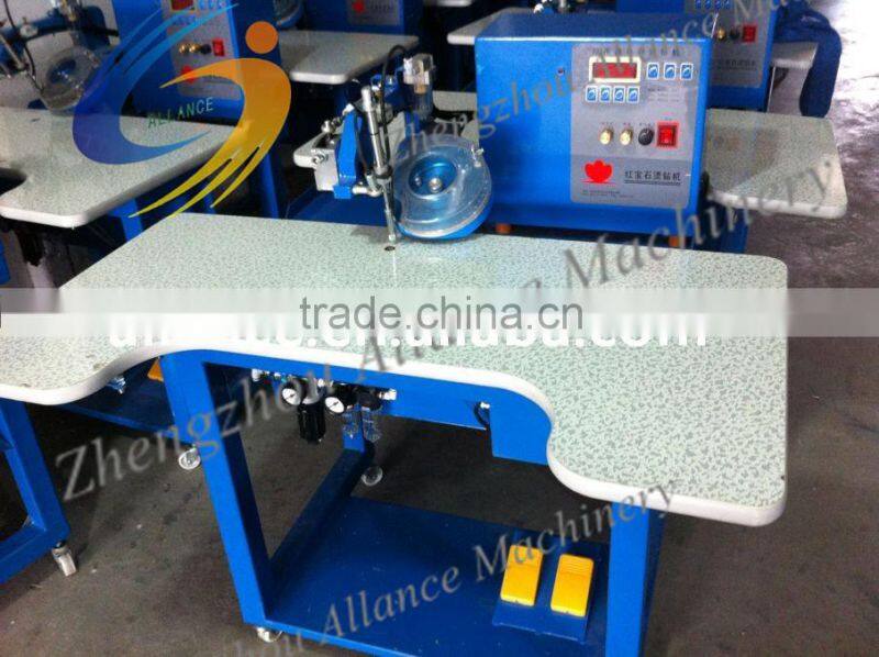 Ultrasonic Digital LCD fix hotfix rhinestone on home textile rhinestone machine for sale