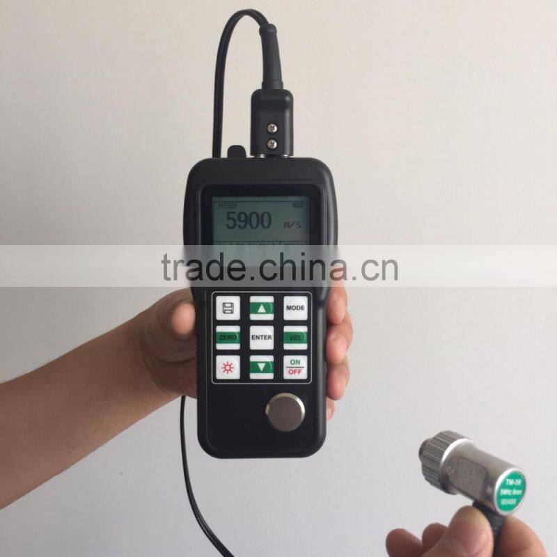 China Manufacter Portable Accuracy Ultrasonic thickness gauge