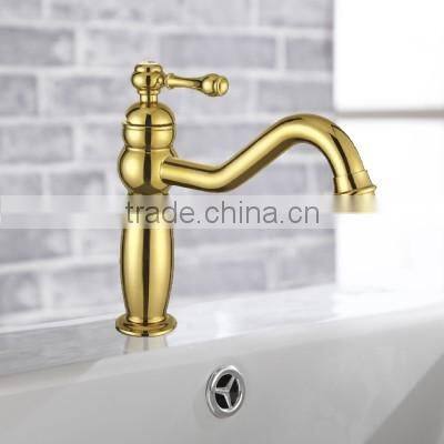 Luxury Design Elegant Style Golden Plated UPC Basin Faucet BNF032C