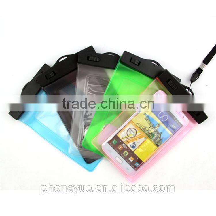 bigger size clear waterproof underwater pouch dry bag case for samsung a7