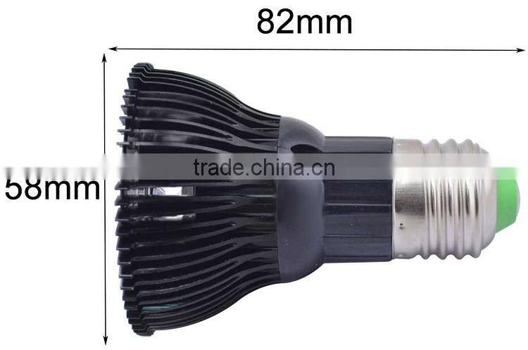 9w 3x3w led focus par20 spotlight 110v 220v dimmable recessed light