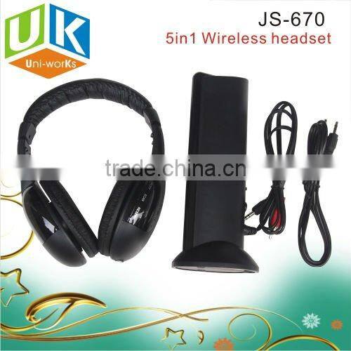 computer stereo wireless headset