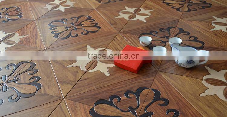 HDF laminate parquet flooring