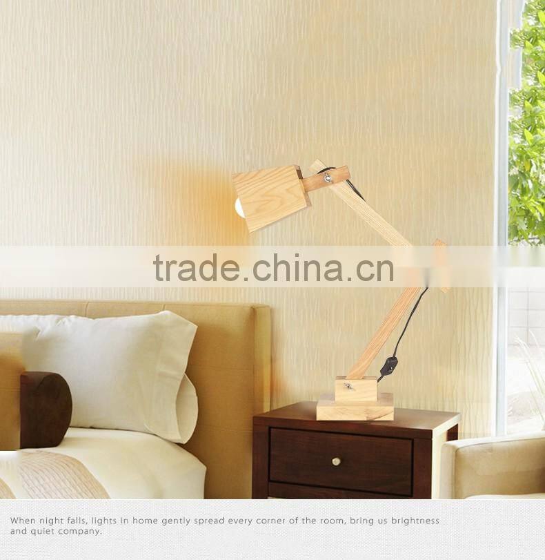 2016 LED Wood table Light JK-879-11 Antique table lamp portable laptop cushion tray table with led light