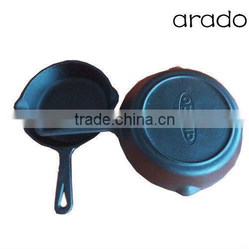 Cast iron fry pan set, cast iron steak pan, cast iron cookware