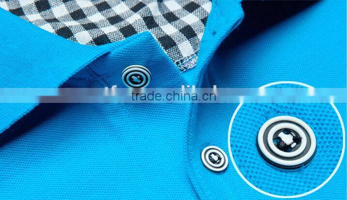 High quality orange short sleeve polo shirt