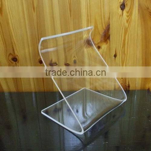 Clear Acrylic Women Shoes Retail Shop Display Holder Stand Riser Rack