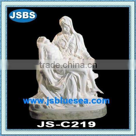 outdoor famous white marble pieta statues