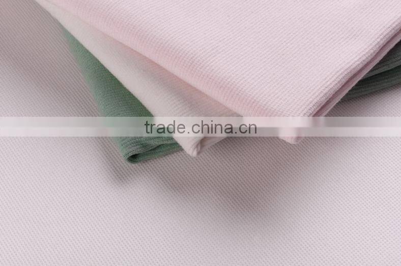 Hot sale Interlock spandex rib knit fabric factory