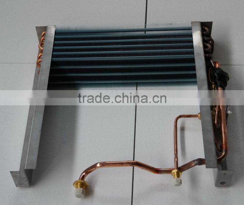 copper tube and aluminum fin coil for evaporator