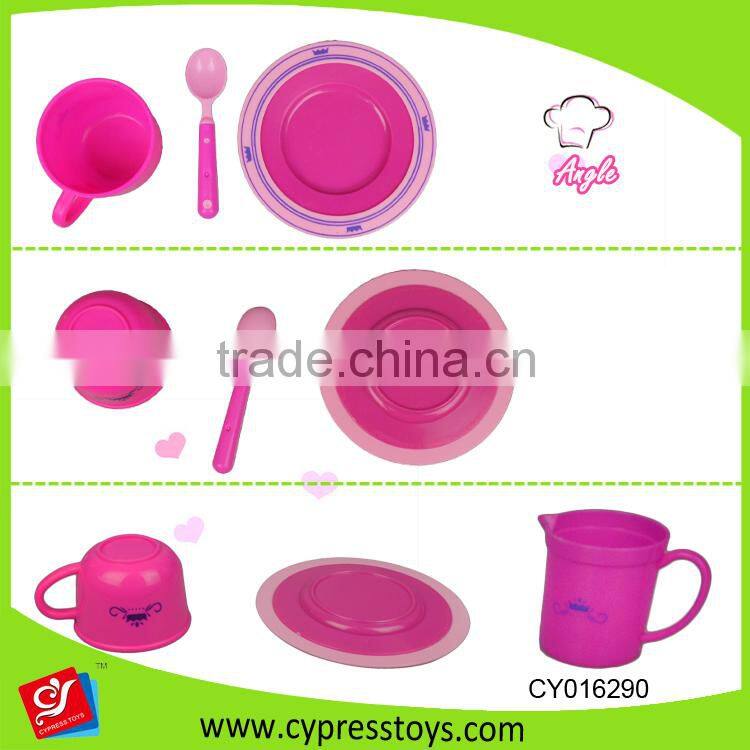 Tea time fashion girl pretend play toy tea play set for kids