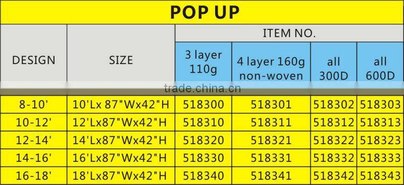 POP UP Camper Covers Factory Manufacture