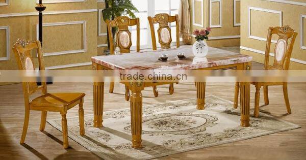 Chinese style marble top dining table
