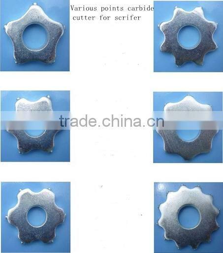 TCT carbide scarifier cutter for scarifier equipment for road for USA