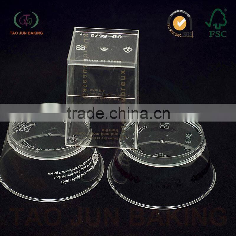 different shaped plastic mousse cups jelly cake ice-cream model tool eco-friendly materials