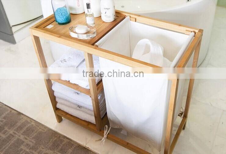 Bamboo Bathroom Storage Shelf