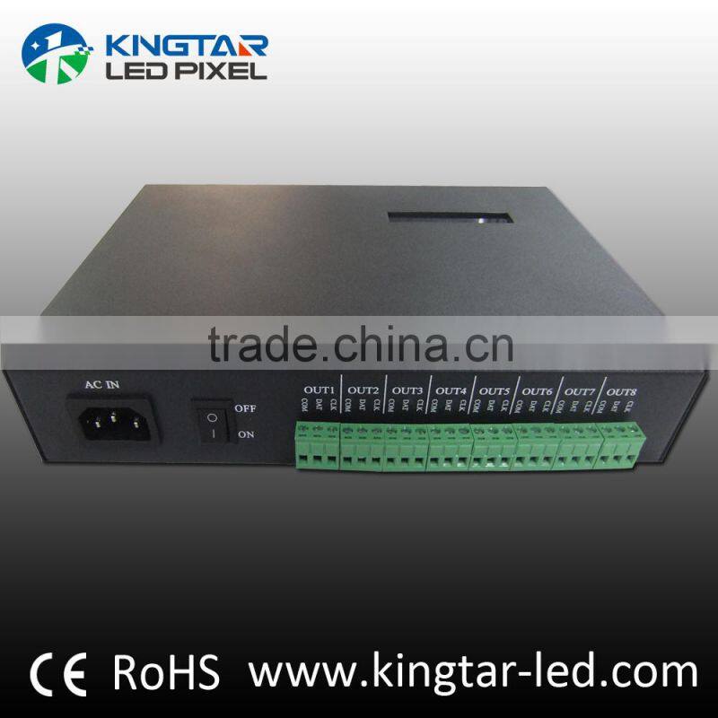 T-200K RGB LED Pixel Controller online control with SD card