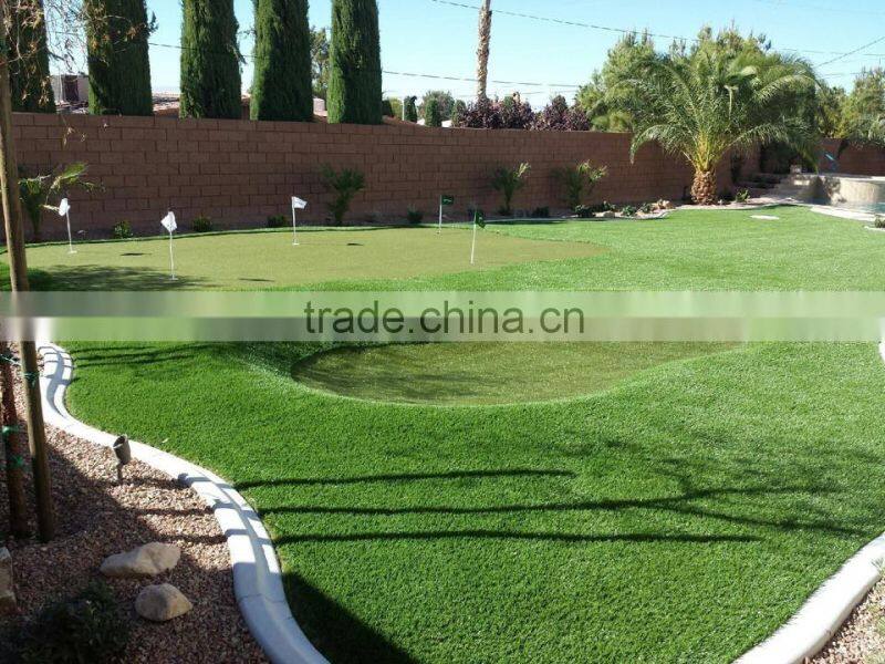 Most durable PP yarns synthetic turf for golf putting green