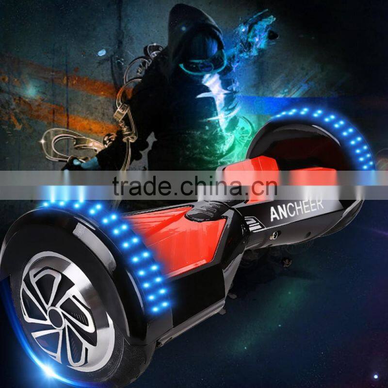 2016 hot 8 inch bluetooth 2 wheel scooter self balancing scooter with LG battery Ancheer US plug AM002555