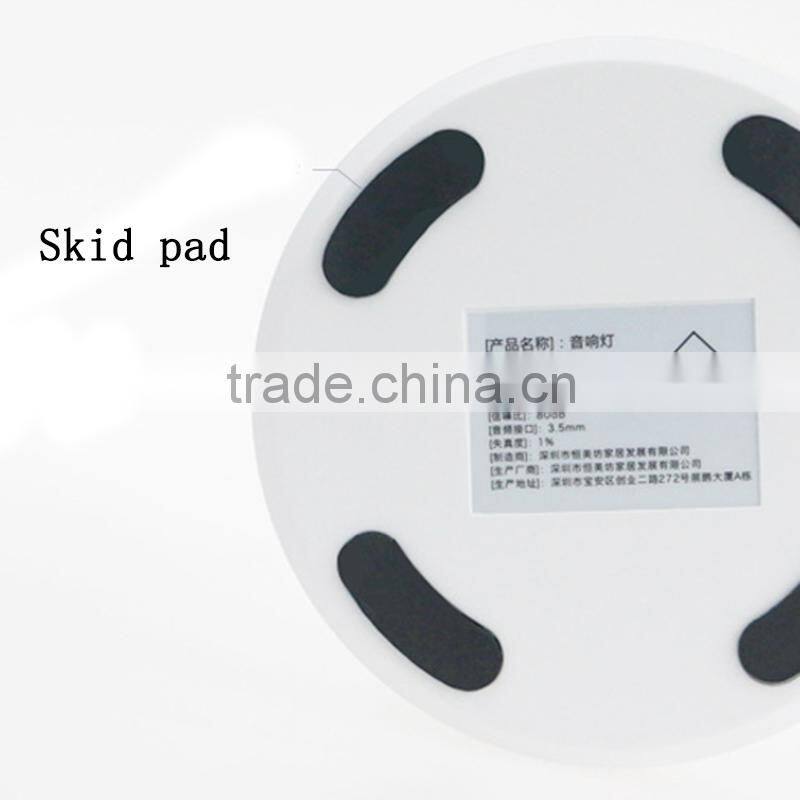 Fashion jewelry mini bluetooth speaker with led light